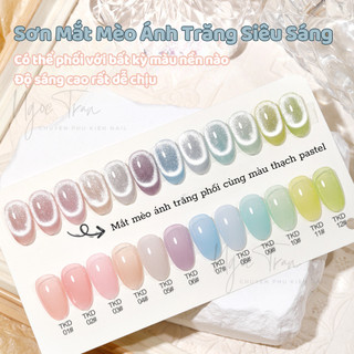 Sơn Mắt Mèo Ánh Trăng Pha Lê Kim Cương Siêu Sáng AS 