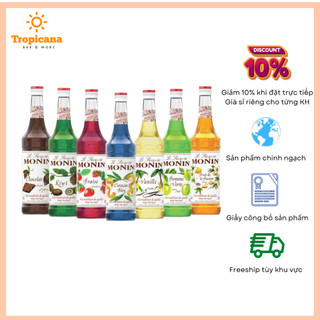 Syrup Monin đủ vị - Chai 700ml