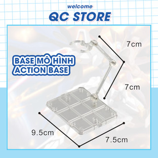 Đế Mô Hình Action Base lắp ráp cho mô hình gundam, shf, mô hình khớp QC Store
