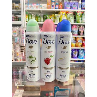 Xịt khử mùi nữ toàn thân Dove Go Fresh 150ml. Hàng nhập khẩu USA