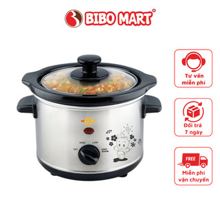 Nồi nấu cháo chậm hàn quốc bb cooker 1,5l nồi nấu cháo ninh hầm chưng yến kho thịt đa năng - bibo mart