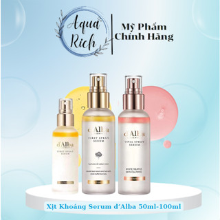 Serum Xịt dưỡng D'Alba - D Alba dạng xịt First Spray 50ml - 100ml [Vàng - Hồng]