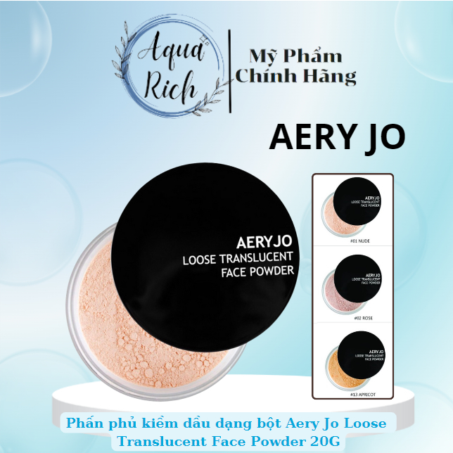 Phấn Phủ Bột Siêu Mịn AERY JO Loose Translucent Face Powder 20G