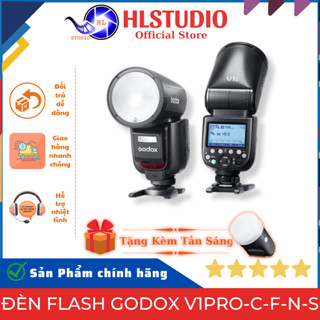 Đèn Flash Godox V1Pro-C-F-N-S Cho Máy Ảnh Canon, Fujifilm, Nikon, Sony - Cho Nhiếp Ảnh HL Studio