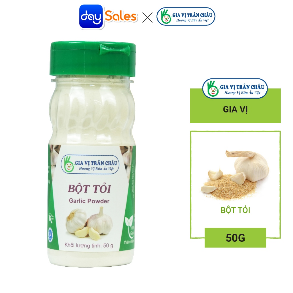Bột Tỏi Gia Vị Trân Châu (Hũ 50g)