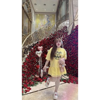 ĐẦM SUÔNG CHỮ BIGSIZE THƠ LÊ