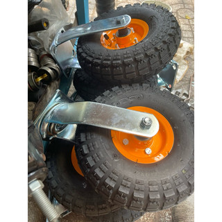 Bánh xe đẩy hơi 350-4 ráp càng 6 li
