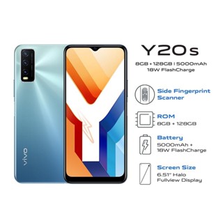 SIÊU HOT điện thoại Vivo Y20 S - Vivo Y20s 2sim Chính Hãng ram 8G/256G, màn 6.51'', cấu hình cao cày game nặng mượt