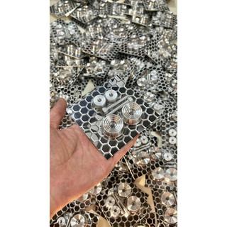 Cặp gù tay lái kiểu lõm chỉ âm inox