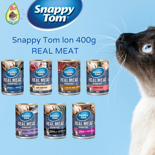 Pate Snappy Tom Real Fish Real Meat lon 400g chất lượng từ thịt cá thật