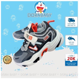 Giày thể thao bé gái, giày thể thao bé trai, sport, chống trượt, mềm êm chân 2-7tuổi g035 - dorababy