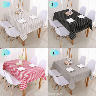 Khăn trải bàn caro, vải bố, vải canvas (10+ Mẫu)