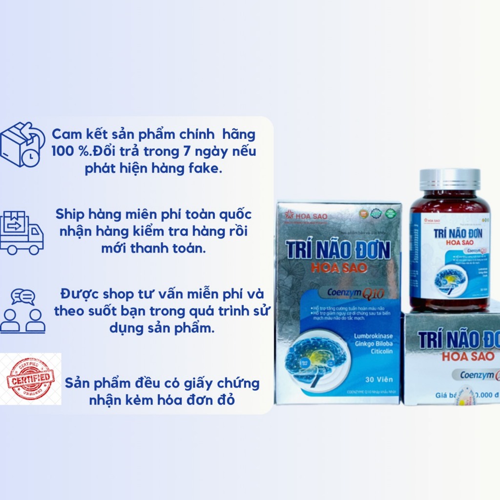 Viên Uống Bổ Não Cải Thiện Trí Nhớ Tăng Tuần Hoàn Máu Não Trí Não Đơn Hoa Sao Uy Tín Chính Hãng Japa kids