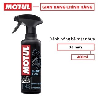 [sản phẩm trải nghiệm[ đánh bóng bề mặt nhựa xe máy - e5 shine & go 400ml