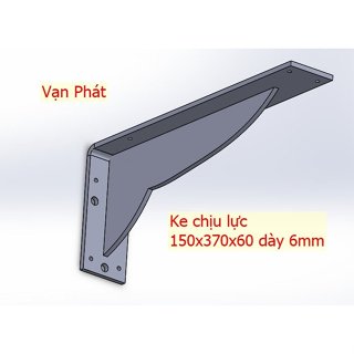  1 cái ke chịu lực 15x37cm dày 6mm 