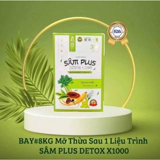 1COMBO Kẹo Giảm Cân Sâm PLUS DETOX