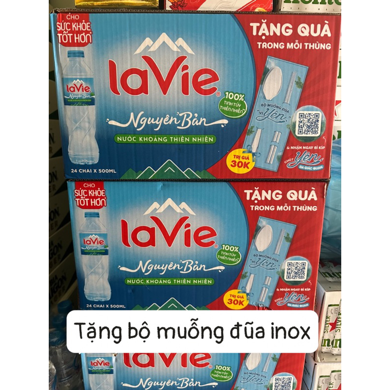 thùng 24 chai nước khoáng Lavie 500ml9
