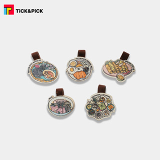 Bookmark Gỗ TICK & PICK Gắn Nam Châm Kẹp Sách Vở Chủ Đề Món ăn Việt