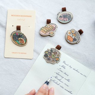 Bookmark Gỗ TICK & PICK Gắn Nam Châm Kẹp Sách Vở Chủ Đề Món ăn Việt
