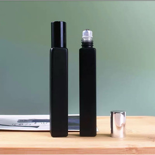  Chai chiết nước hoa phun sơn đen đầu lăn 3ml, 5ml, 10ml, 20ml