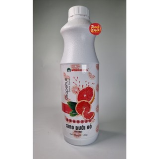 Siro Bưởi Đỏ Wonderful Chai 1kg3