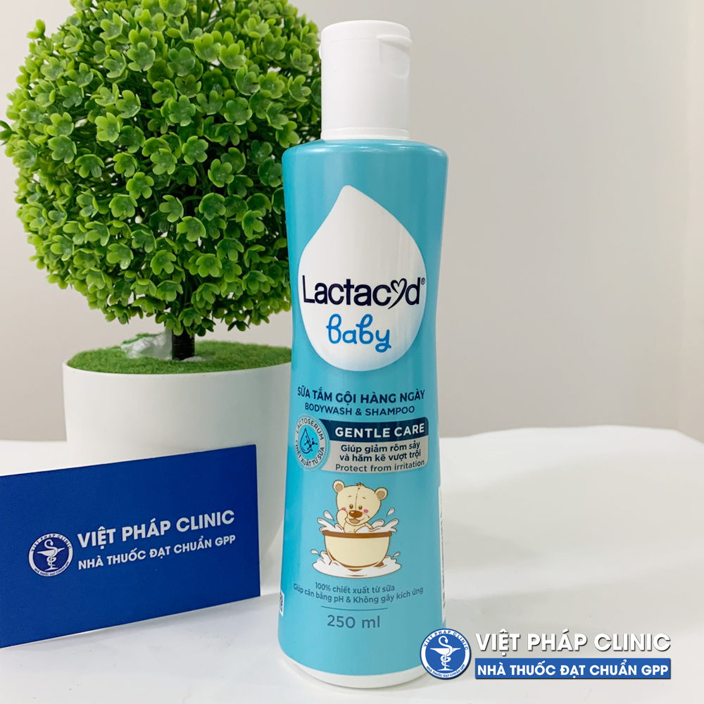 Sữa tắm gội cho trẻ em Lactacyd BB 250ml