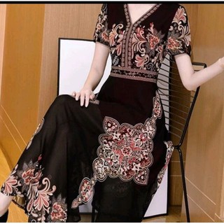 đầm voan 2 lớp dáng dài (còn size xl)