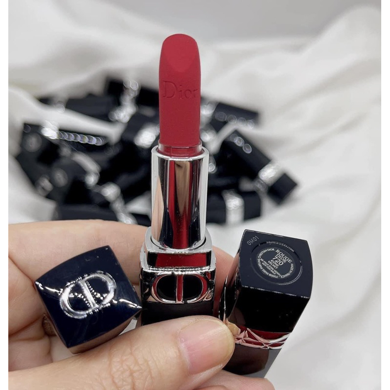 Son Dior matte mini 999 (đỏ thuần)/ 720 (đỏ nhung) unbox