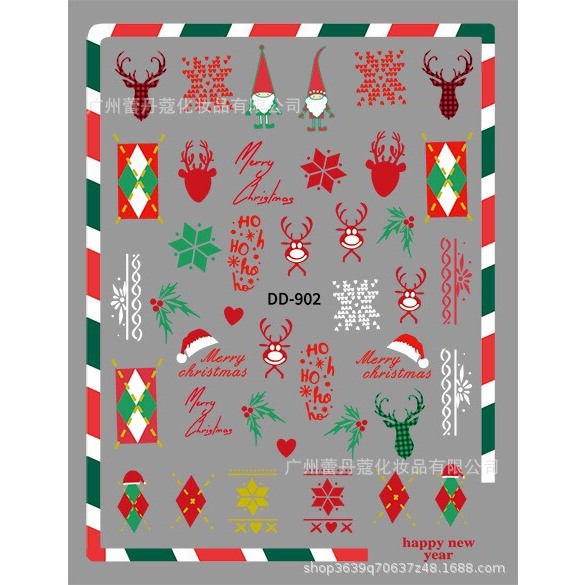Sticker noel sale