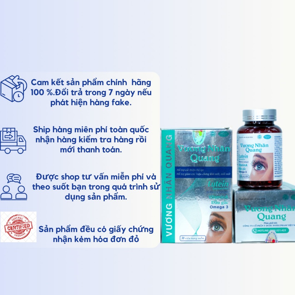 Viên Uống Bổ Mắt Tăng Cường Thị Lực Vương Nhãn Quang Chăm Sóc Mắt Hỗ Trợ Cải Thiện Thị Lực Japa Kids