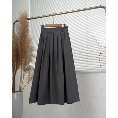 Chân váy xòe xếp ly dáng dài 90cm kiều dáng trẻ trung năng động Evalover