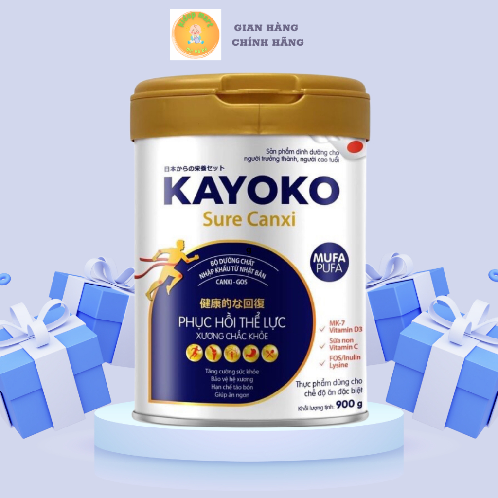 Sữa bột Kayoko canxi công nghệ Nhật 900g