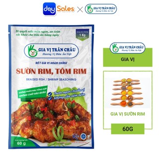 Gia Vị Sườn Rim, Tôm Rim Gia Vị Trân Châu (Gói 60g)