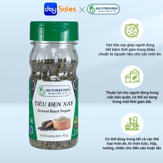 Tiêu Đen Xay Gia Vị Trân Châu (Hũ 40g)