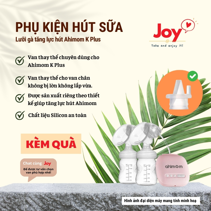 VAN MÁY HÚT SỮA AHIMOM K PLUS MUA Ở ĐÂU? Van lưỡi gà/ van chân không silicon/ van hút sữa/ van mỏ vịt cho máy Ahimom