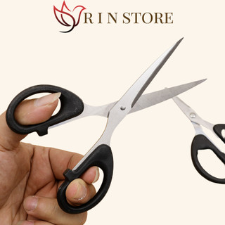 Kéo Cắt Giấy Văn Phòng Đa Năng Lưỡi Thép Không Gỉ 15cm Siêu Bền Sắc Bén Tiện Lợi RIN