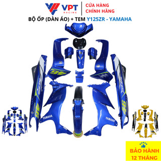 Bộ ốp + tem yaz đời cao y125zr chính hãng yamaha a2