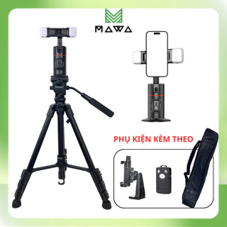 Combo Tripod 691 và Gimbal P2 xoay tự động 360 có kèm remote điều khiển từ xa