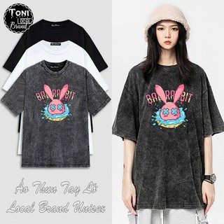 Áo Thun BAD RABBIT 2 Tay Lỡ Local Brand Cotton 100% nam nữ form rộng Unisex (AT9000L - Kèm Video Ảnh Thật) (Toni.Brand)