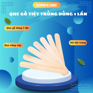 Que gỗ phết sáp wax lông dài 15cm