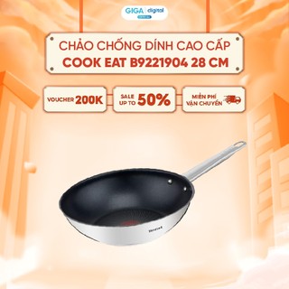 Chảo chống dính cao cấp Tefal Cook Eat B9221904 28 cm - Điểm báo nhiệt - Dễ dàng vệ sinh