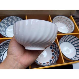 Bộ Chén sứ cao cấp in hoạ tiết