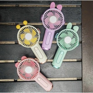 QUẠT MINI CẦM TAY TÍCH ĐIỆN 3 TỐC ĐỘ, QUẠT TÍCH ĐIỆN HÌNH THÚ
