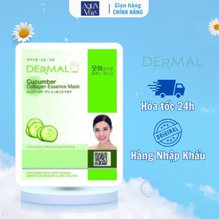 Mặt nạ Dermal dưỡng da tinh chất dưa leo và collagen 23g
