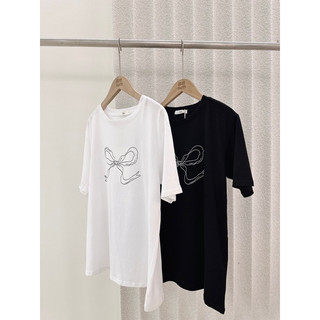 @LIANSTORE - Áo thun nơ QC (7080) basic dễ mix