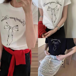 @LIANSTORE - Áo thun nơ Today (6082)