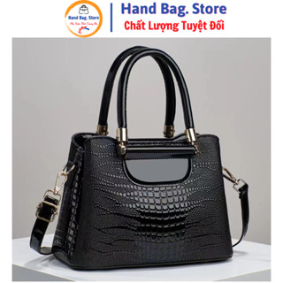 Túi Xách Trung Niên, Túi Quai Xách Nữ Tặng Mẹ -Chất Da Pu Cao Cấp -Có Dây Đeo Vai Sang trọng - Size lớn 25cm - HS10