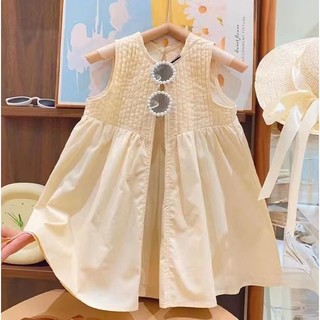 Váy sát nách xep ly dáng xòe cho trẻ 8 -26kg