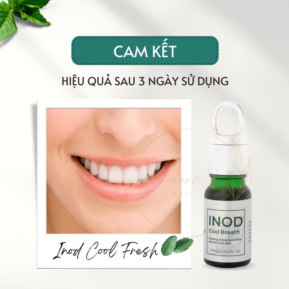 Tinh Dầu Hôi Miệng Inod Cool Breath Huyền Phi - Serum Inod Huyền Phi Hết Sạch Hôi Miệng Ngừa Sâu Răng Nhiệt Miệng Ê Buốt