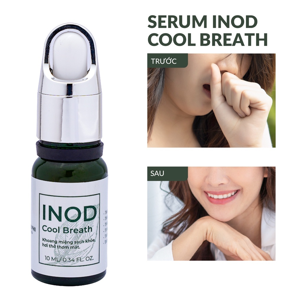 Tinh Dầu Hôi Miệng Inod Cool Breath Huyền Phi - Serum Inod Huyền Phi Hết Sạch Hôi Miệng Ngừa Sâu Răng Nhiệt Miệng Ê Buốt